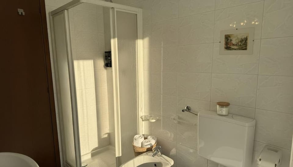 Shower, Toilet, Bathroom, towels