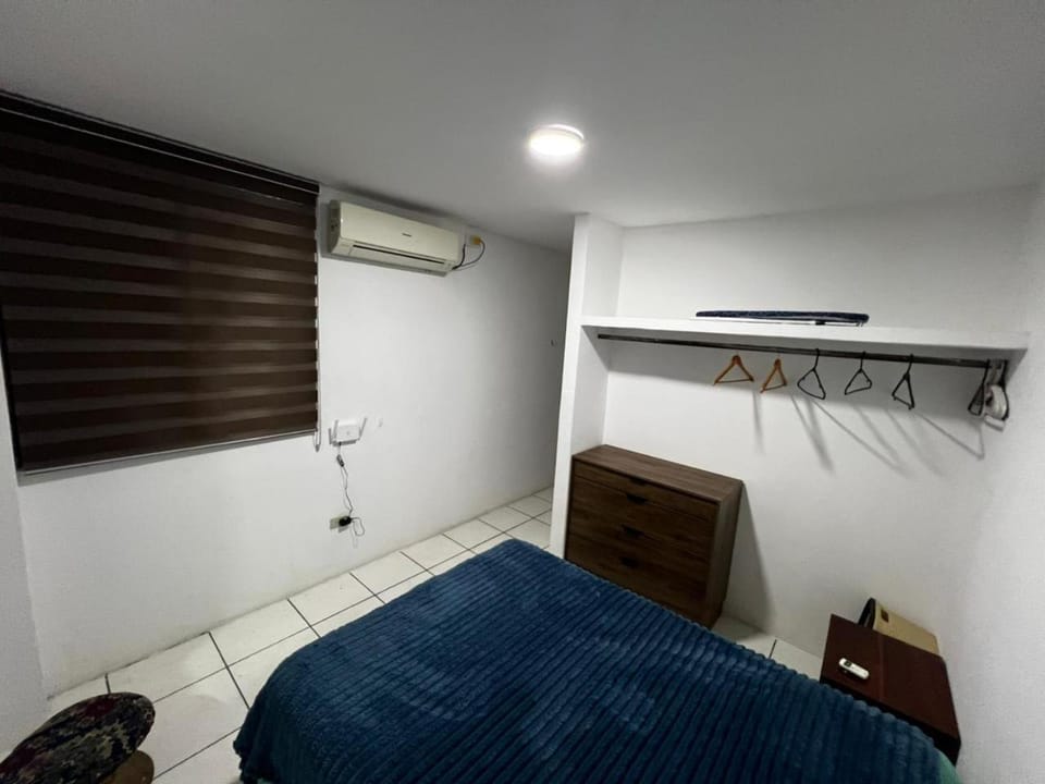 Bed, Photo of the whole room, Bedroom, air conditioner