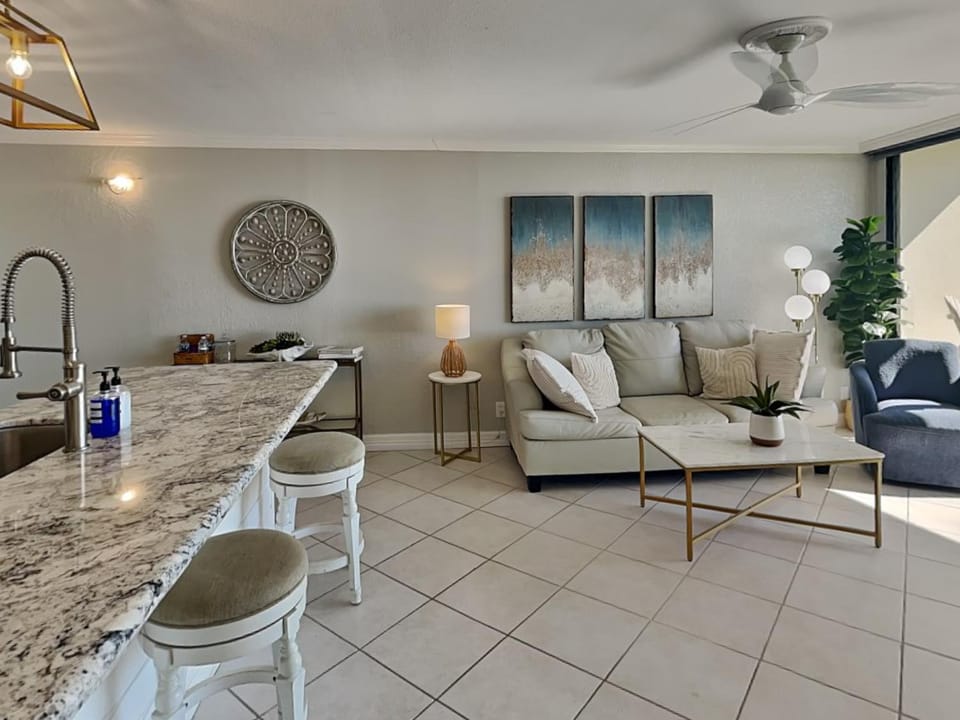Kitchen or kitchenette, Living room, Seating area, furniture, kitchen