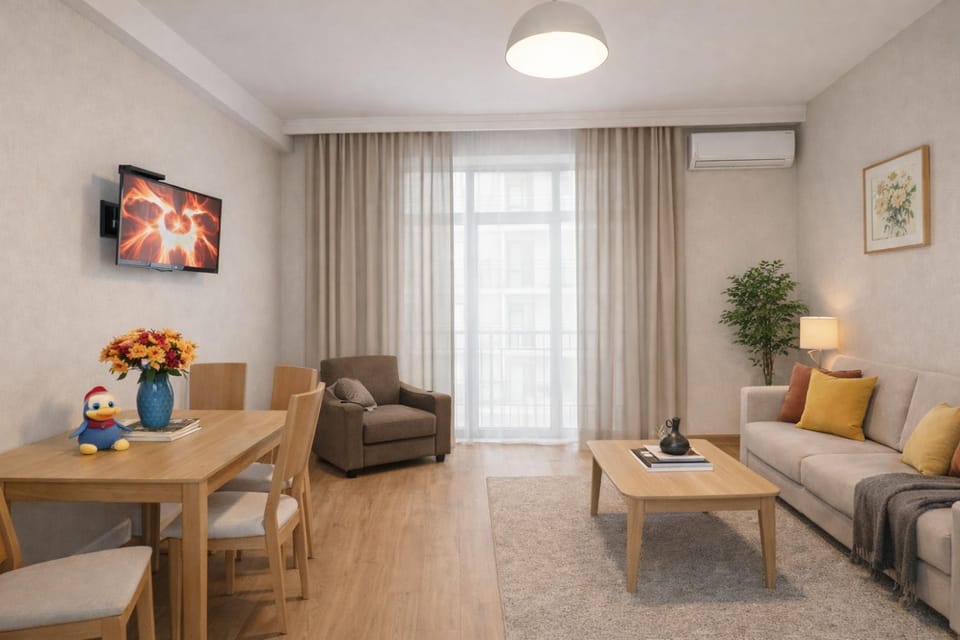 Property building, Living room, Seating area