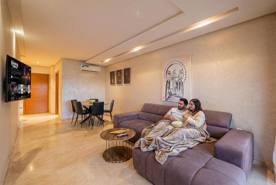 Appartement 2 chambres Jardin prive, piscine golf PRESTIGIA Apartment in Marrakesh
