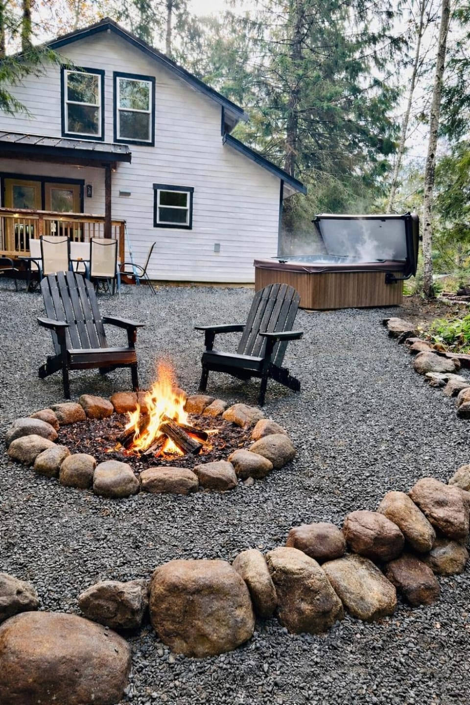 Minutes to Rainier- Main Floor Bedroom & Hot Tub House in Washington