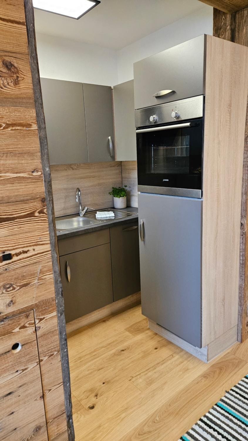 Kitchen or kitchenette, kitchen