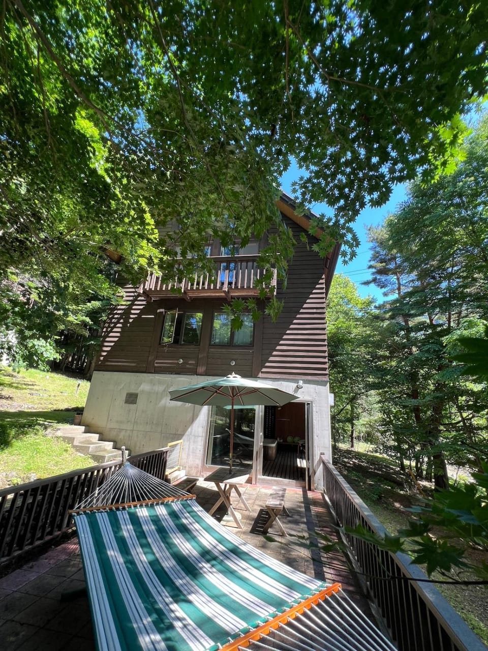 Property building, Patio, Garden view