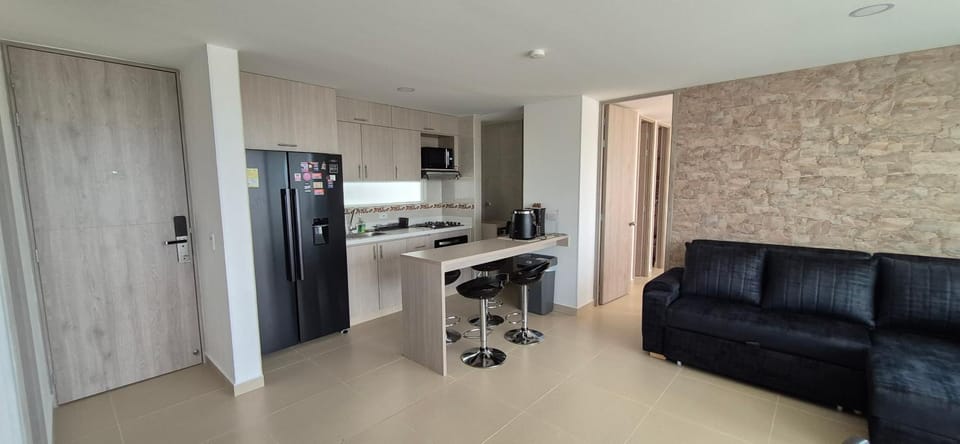 Kitchen or kitchenette, Living room