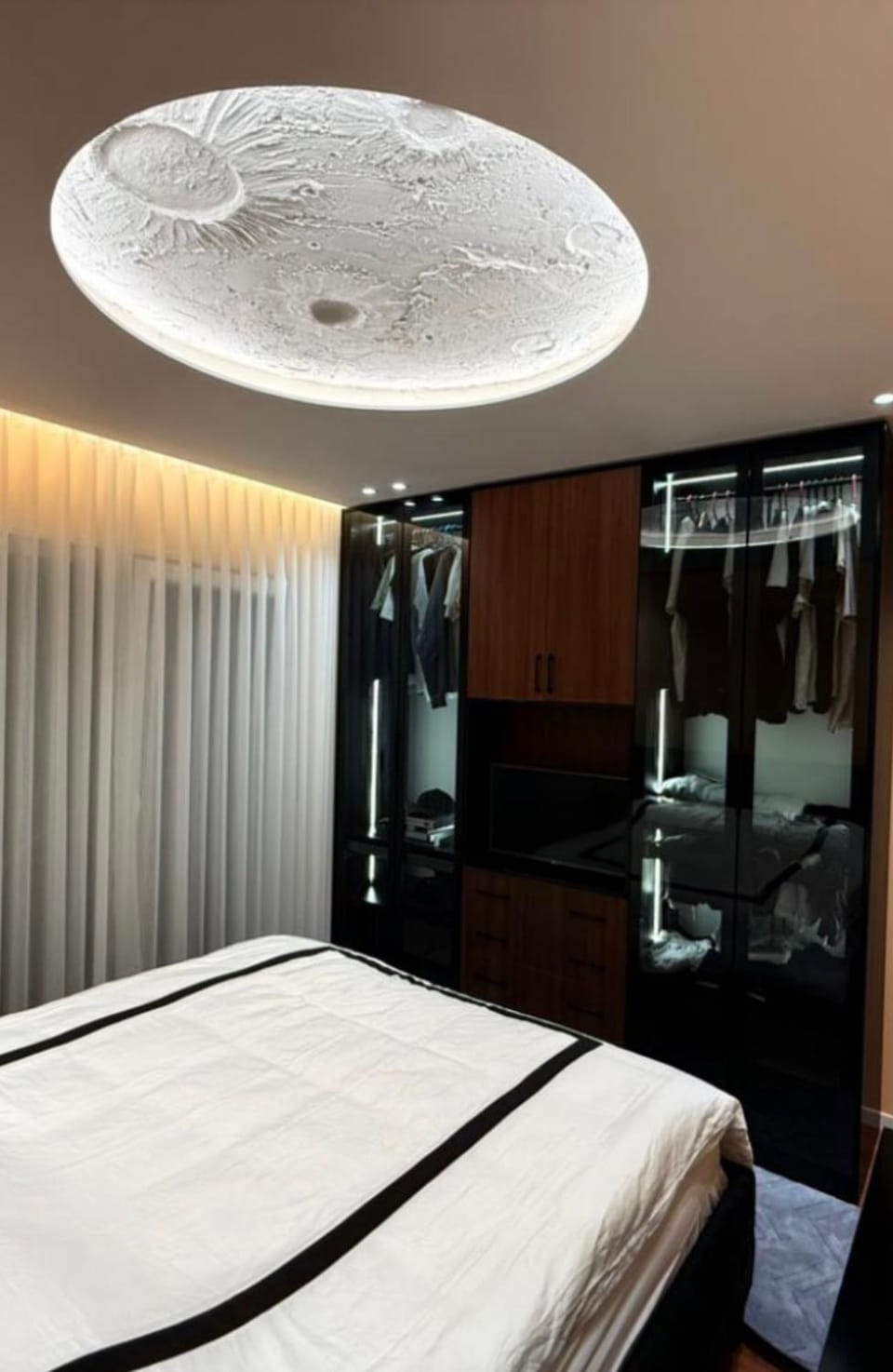 Bed, Bedroom, wardrobe