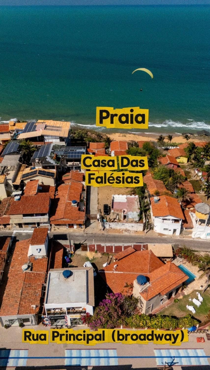 Refúgio das Falésias - Frente ao mar na Broadway House in Canoa Quebrada