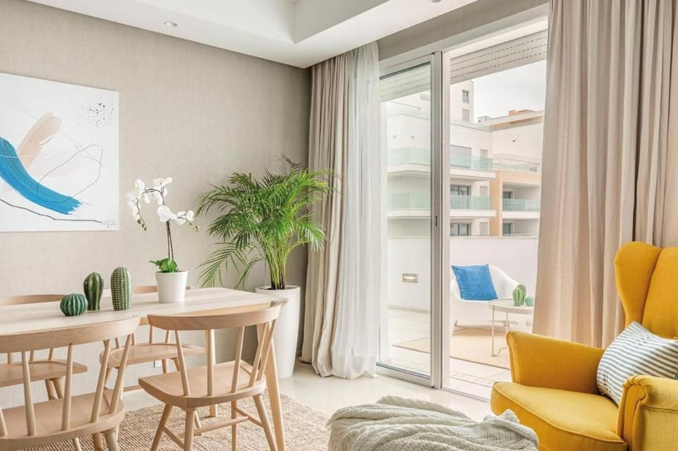 CFC, cozy 2 bedrooms apartment living room Apartment in Casablanca