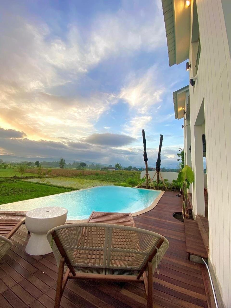 Natural landscape, Pool view, Swimming pool