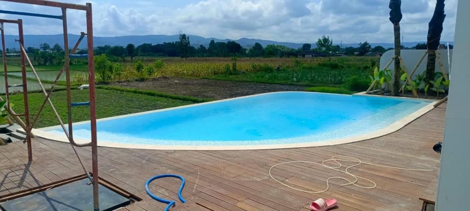Natural landscape, Mountain view, Pool view, Swimming pool