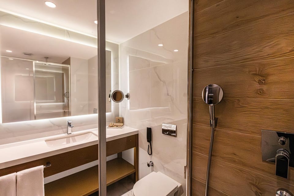 Shower, Toilet, Bathroom, towels