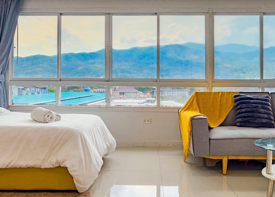 Sky Living Penthouse with Mountain Views and Rooftop Apartment in Chiang Mai