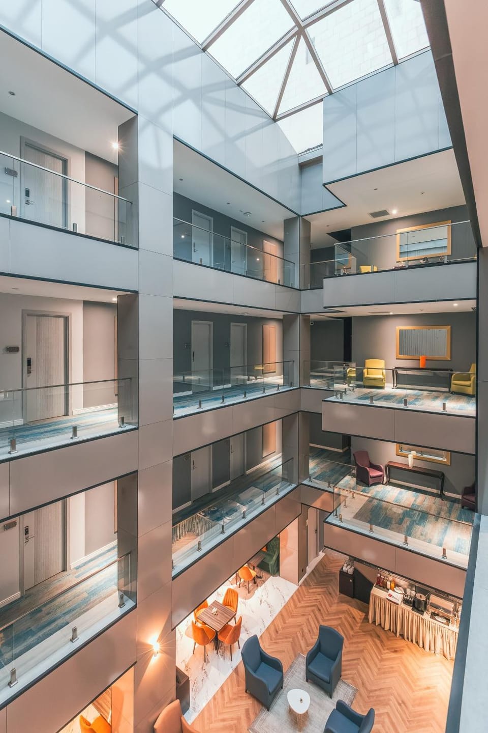Property building, Decorative detail, Floor plan, Buffet breakfast