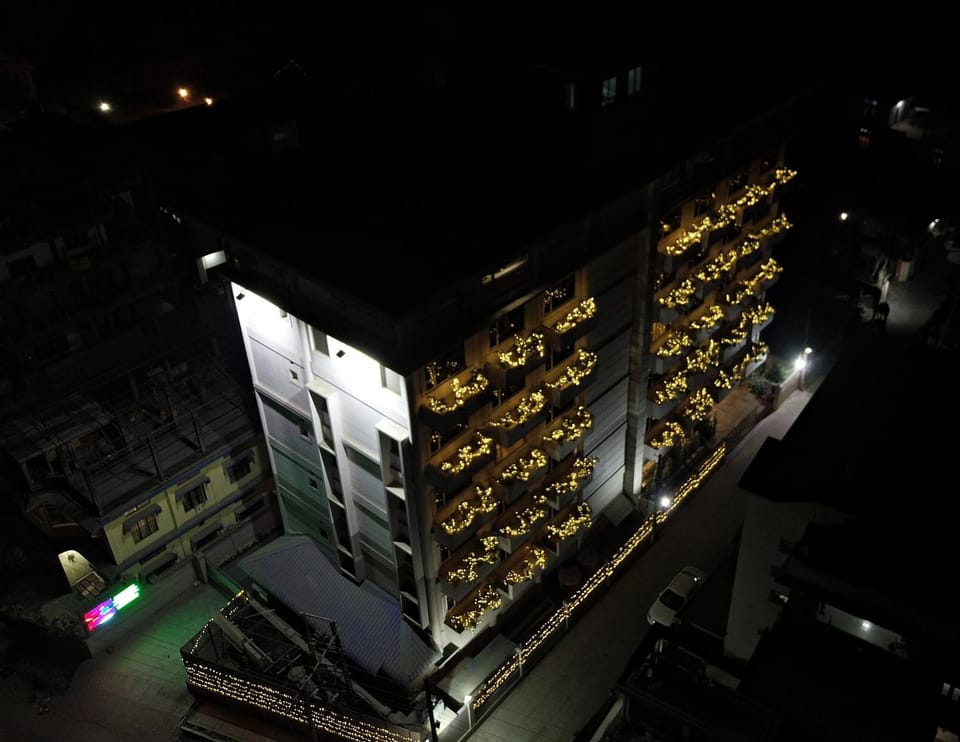 Property building, Night, City view