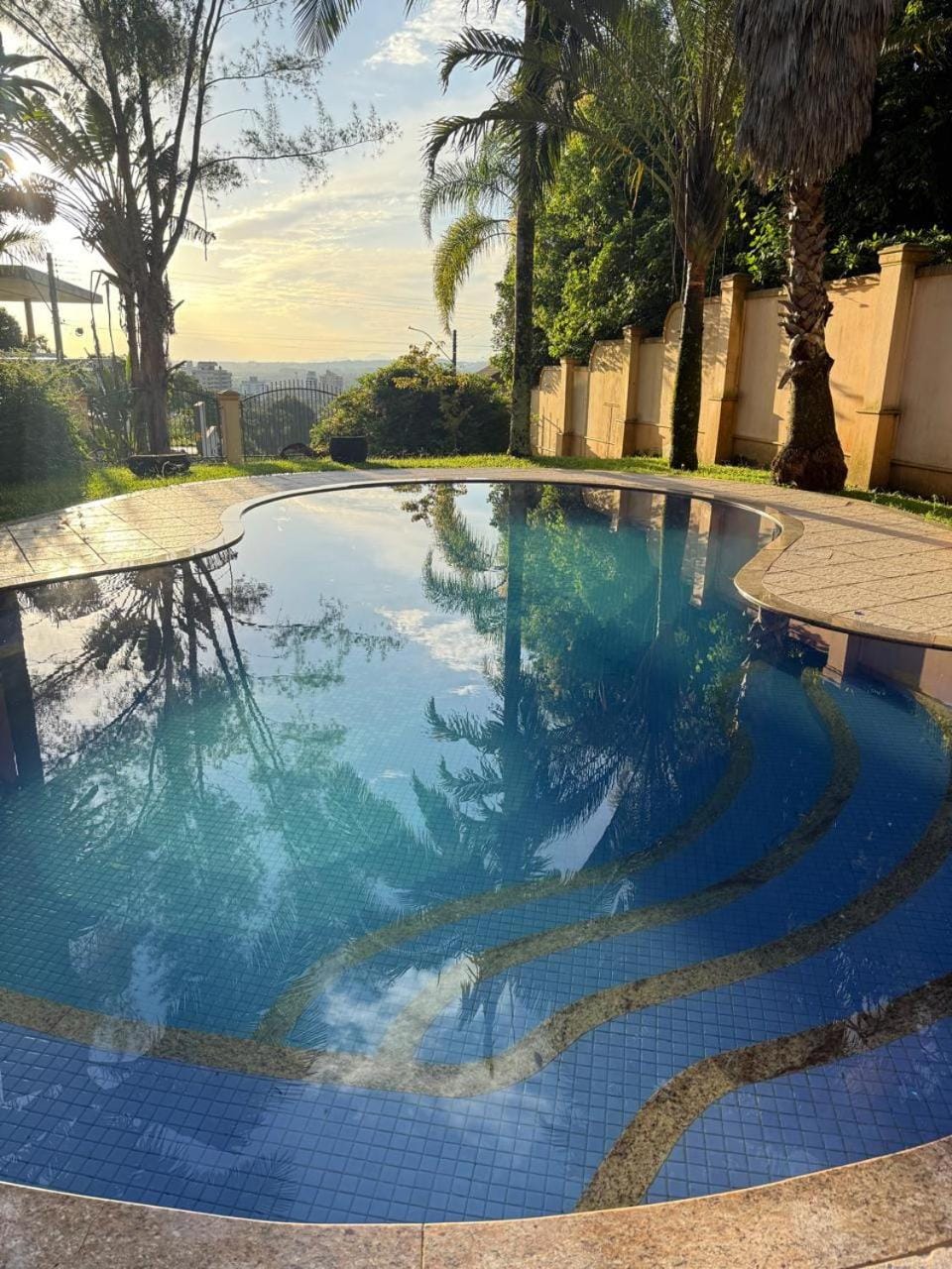 Day, Natural landscape, Garden, Garden view, Pool view, Swimming pool