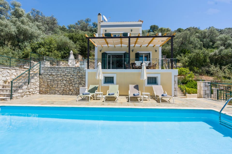 Villa Alex Meganisi - Luxury villa with private pool, seaviews, beach closeby Villa in Peloponnese, Western Greece and the Ionian
