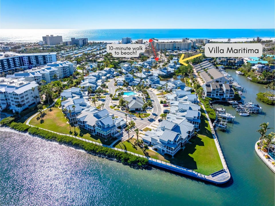 Property building, Bird's eye view, View (from property/room), Beach, Beach, Pool view, Street view