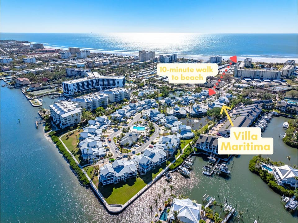 Property building, Bird's eye view, View (from property/room), Beach, Beach, Landmark view, Street view