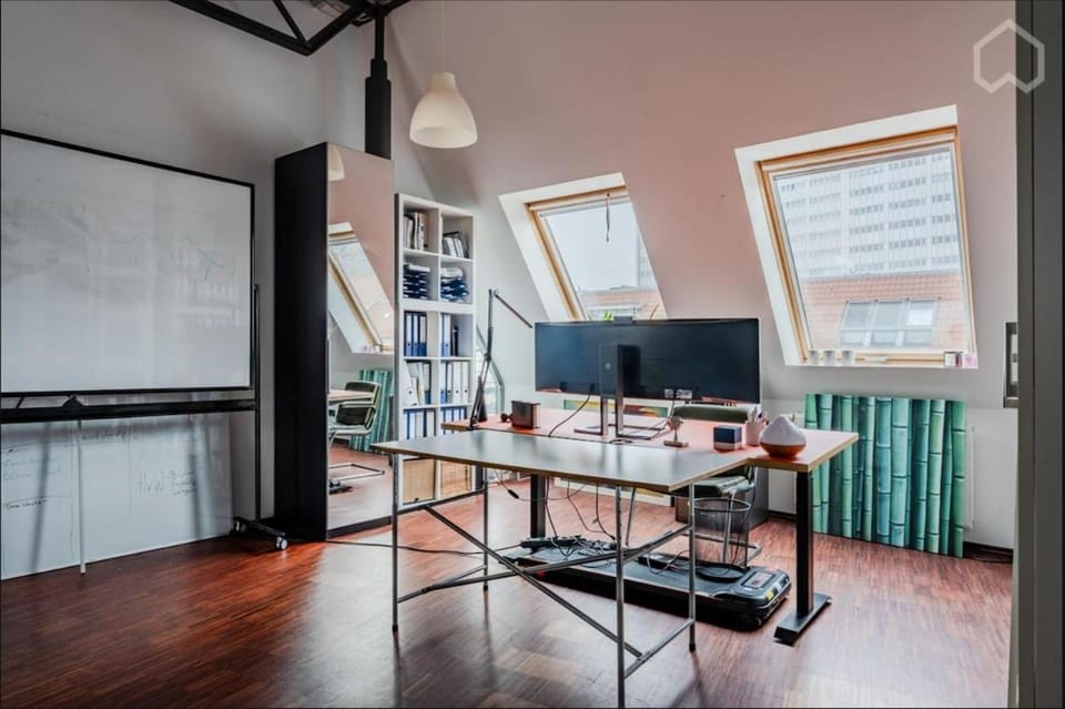 Designer Loft with Big Rooftop and Office Apartment in Berlin