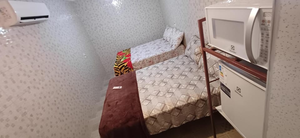 Photo of the whole room, microwave, minibar, air conditioner