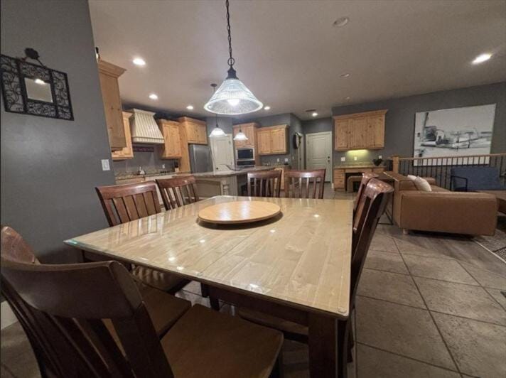 Dining area