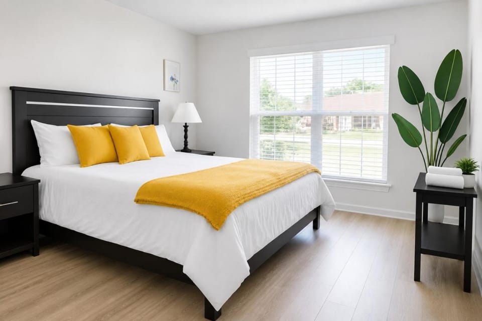 FIFA Vibrant 1BR Home near TheHeights Gym+BQQ+Pool Apartment in Harris County