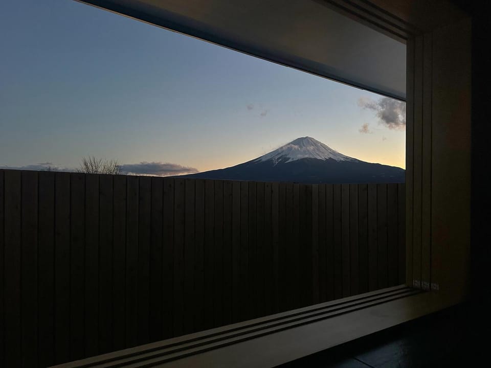 Natural landscape, Bathroom, Mountain view, Sunset, Bath