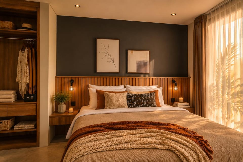 Bed, Bedroom