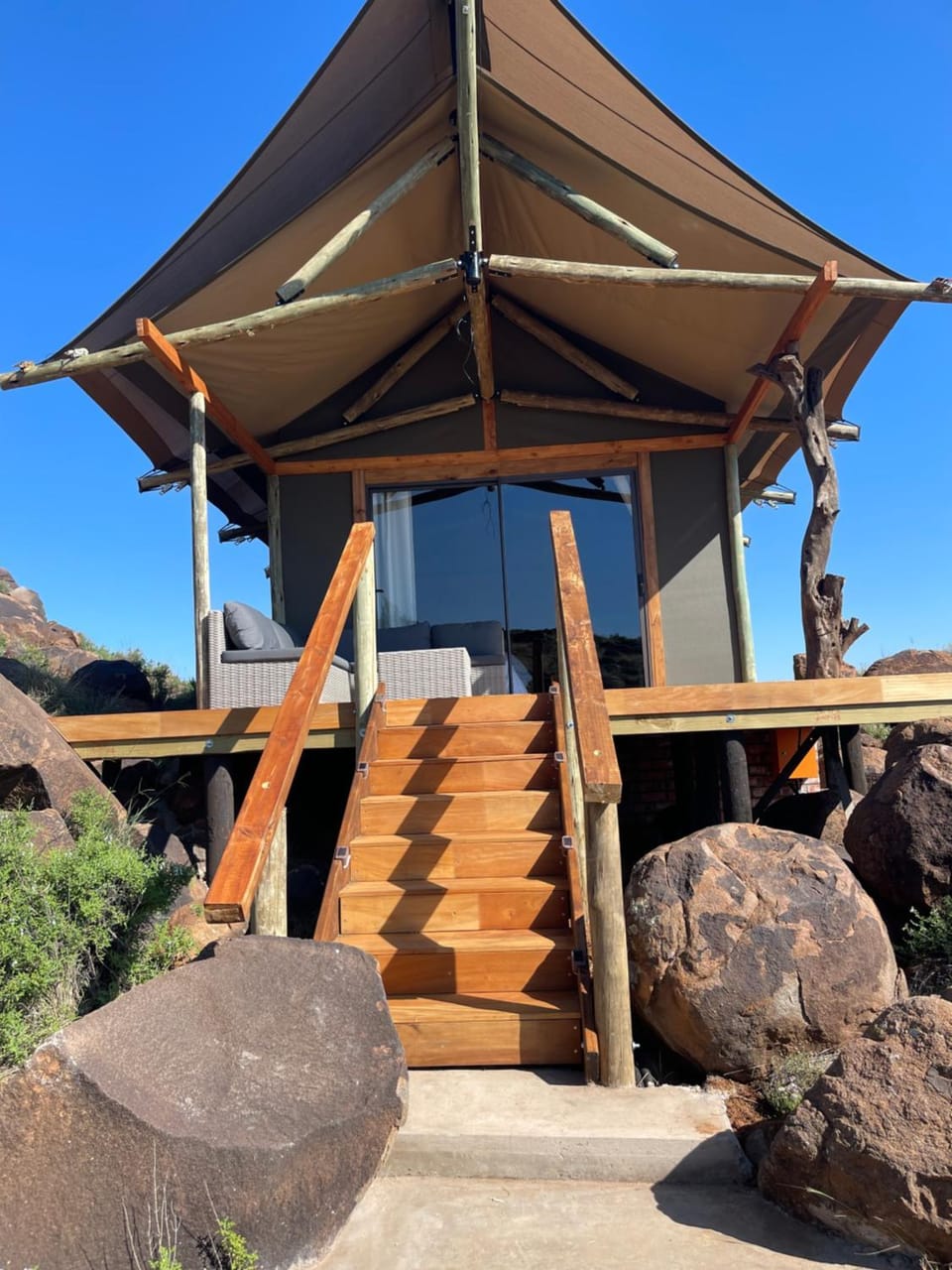 Wolwekuil Eco Glamping Luxury tent in Eastern Cape