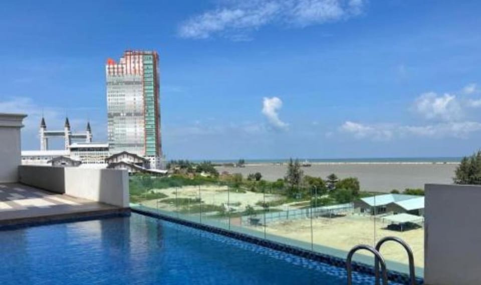 Pool view, Sea view, Swimming pool