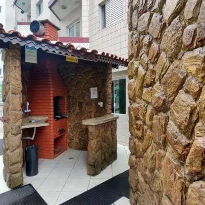 Apartment 50m from the beach, pool, barbecue Apartment in State of São Paulo