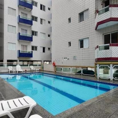 Apartment 50m from the beach, pool, barbecue Apartment in State of São Paulo