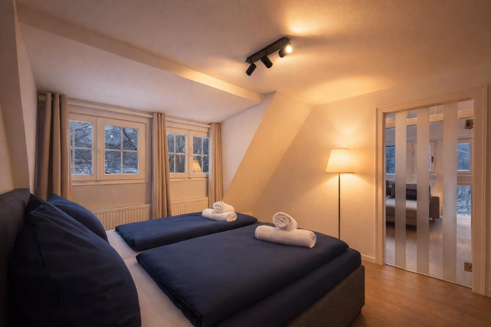Historisches Mühlendenkmal im Rheingau I 8 Personen Apartment in Mainz-Bingen