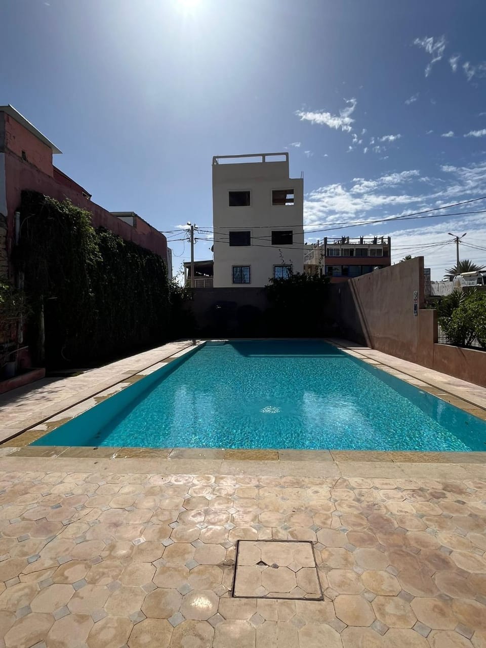 Pool view, Swimming pool, sunbed
