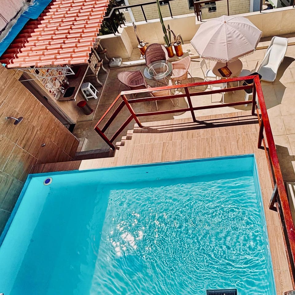 Day, View (from property/room), Balcony/Terrace, Dining area, Swimming pool, Swimming pool, sunbed