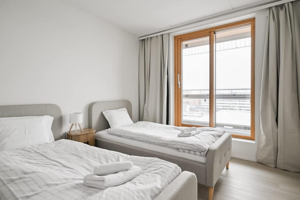 Grand Central Residence 127m2 - 3BDR - Sauna Apartment in Finland