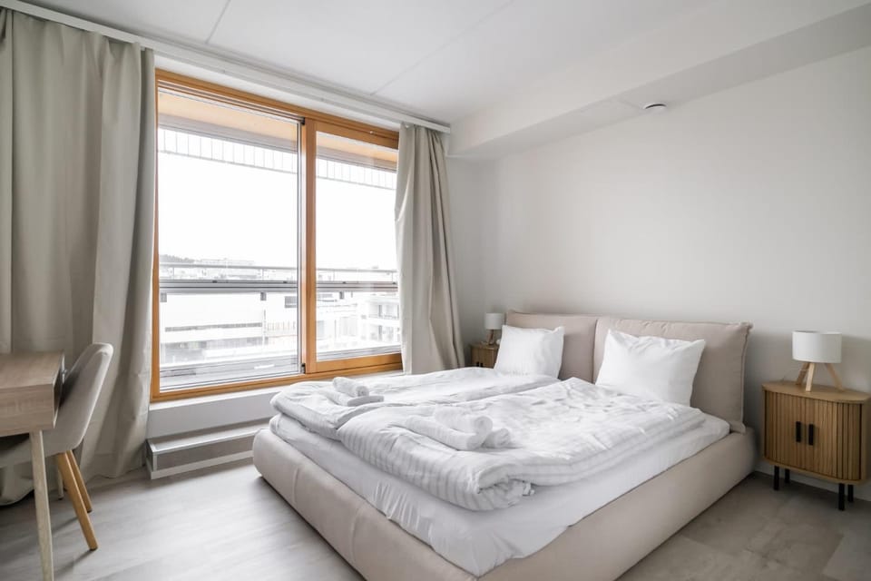 Nordic Grand Suite - 3BDR - Sauna - Free Parking Apartment in Finland