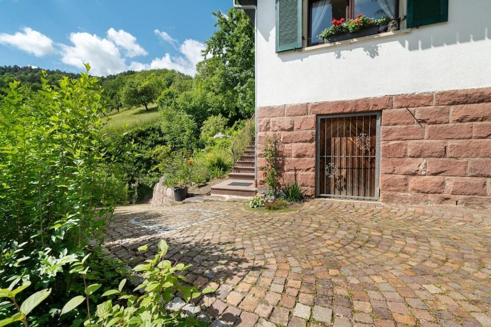Property building, Spring, Day, Natural landscape, Garden, Garden view, Mountain view