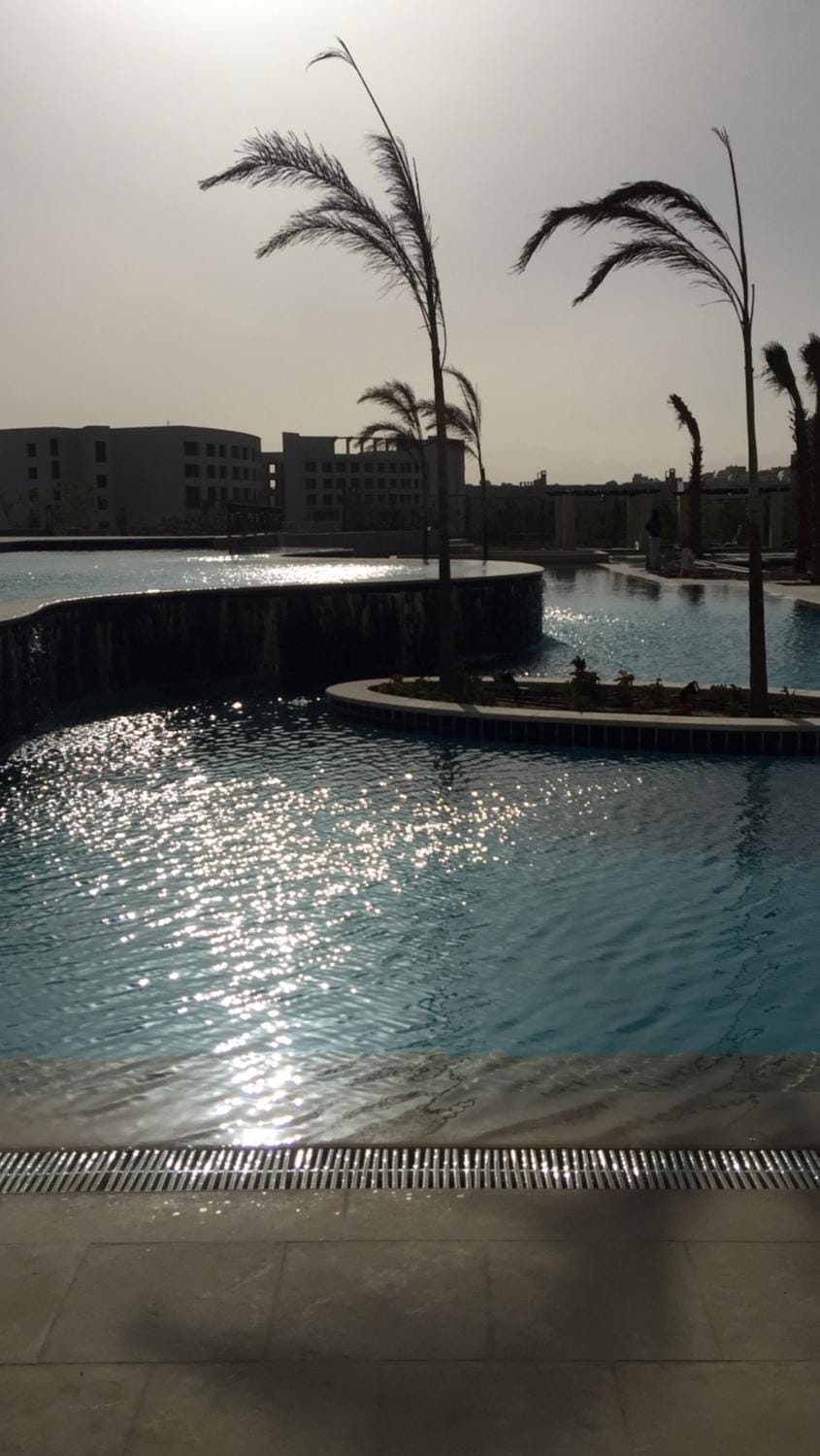 Pool view, Swimming pool, sunbed