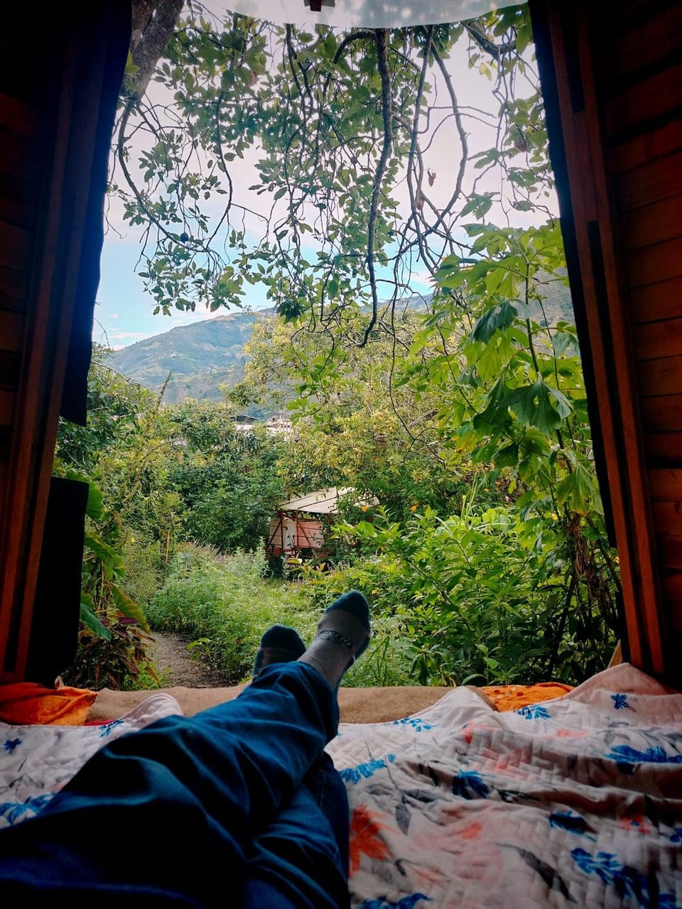 Spring, Day, Natural landscape, Garden, View (from property/room), Balcony/Terrace, Garden view, Mountain view