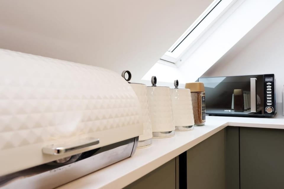 Newly Built Modern& Central Apartment-Free Parking Apartment in Cardiff