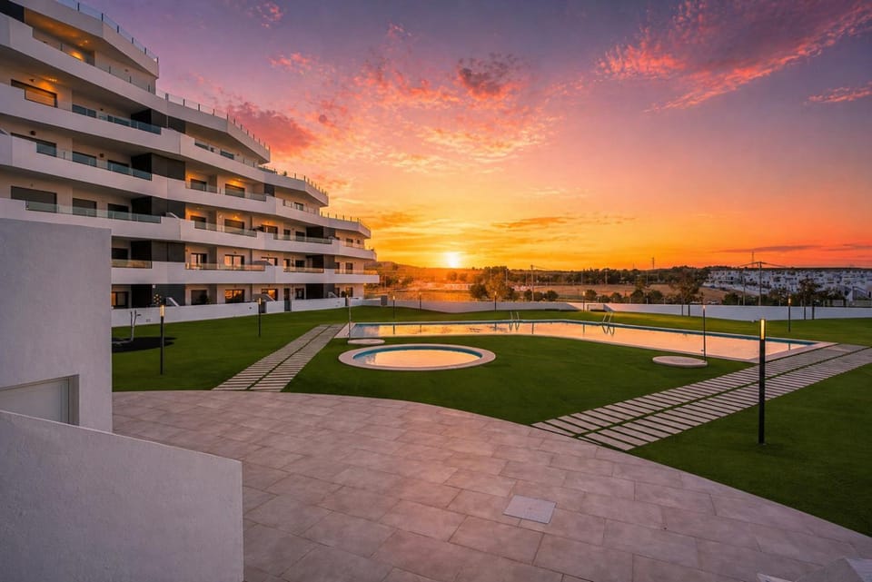 Children play ground, Garden, Fitness centre/facilities, Swimming pool, Sunset