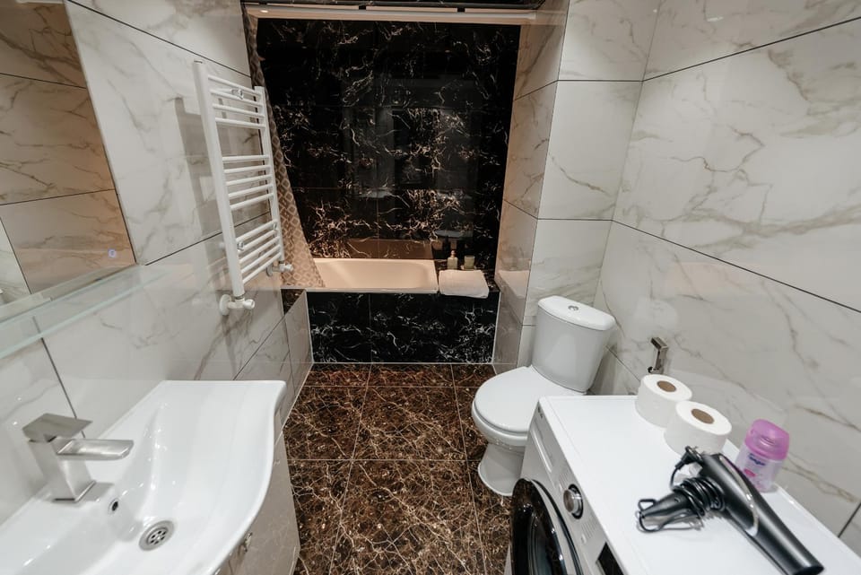 Toilet, Bathroom, hair dryier