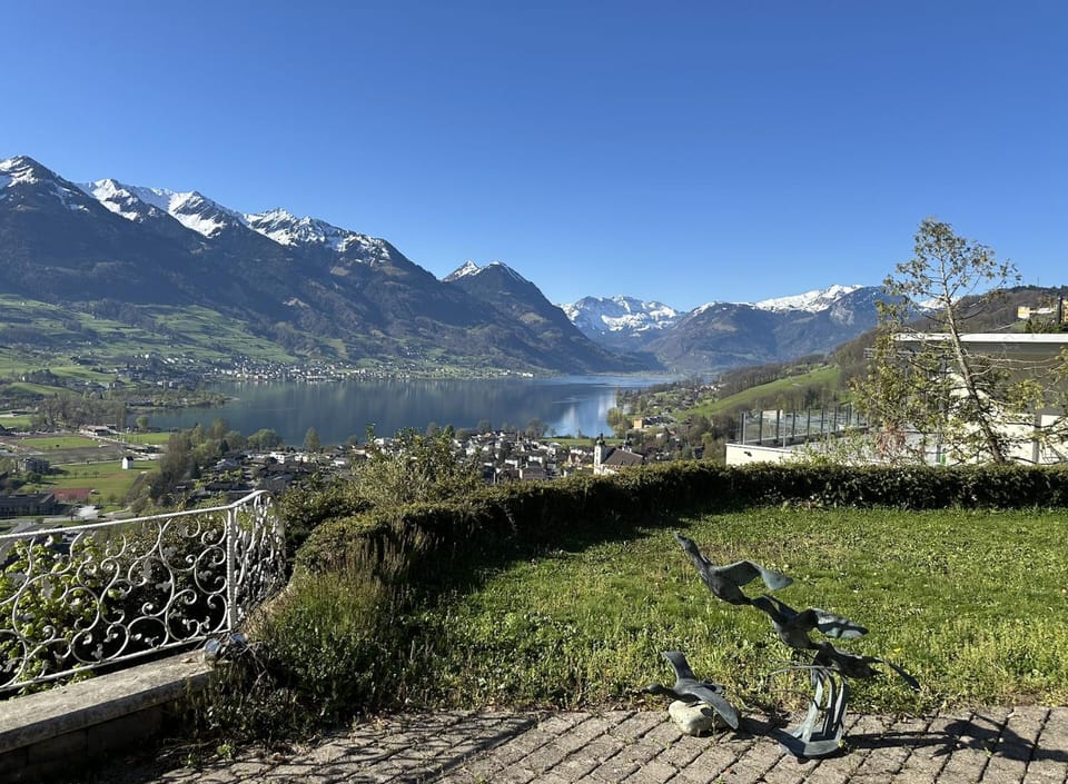 Natural landscape, Lake view, Mountain view