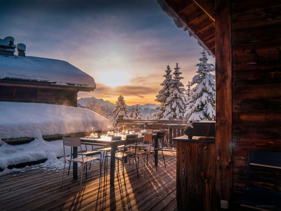 Day, Natural landscape, Winter, Mountain view