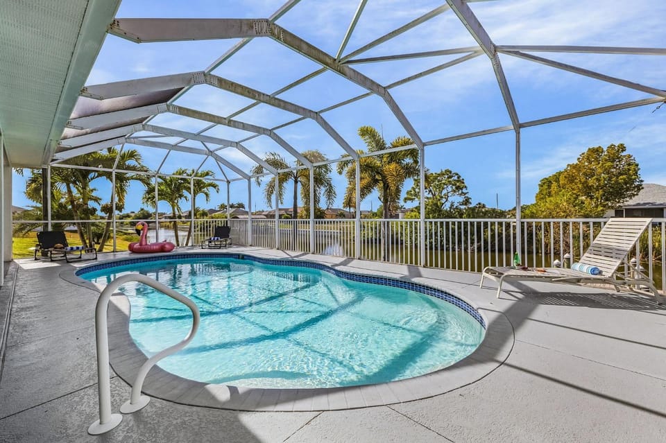 Relaxing Canal Retreat with Heated Pool & Dock Fun in Cape Coral - Serenity Canal - Roelens House in Cape Coral