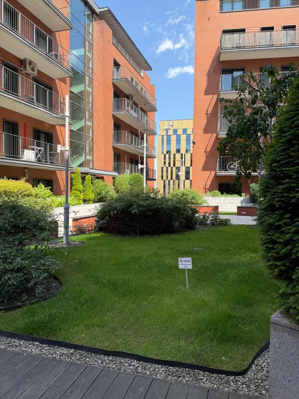 Property building, Garden view