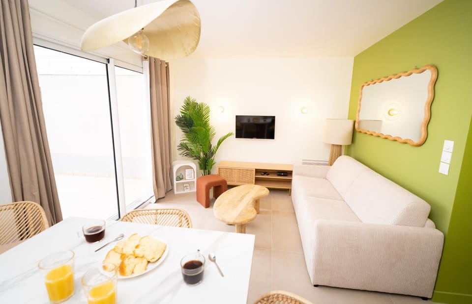 L'Olona - 4 pers - Vue mer - Piscine - Wifi Apartment in Château-d'Olonne