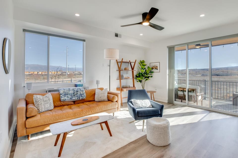 Mtn-View Balcony: Riverside Grand Junction Home! House in Grand Junction