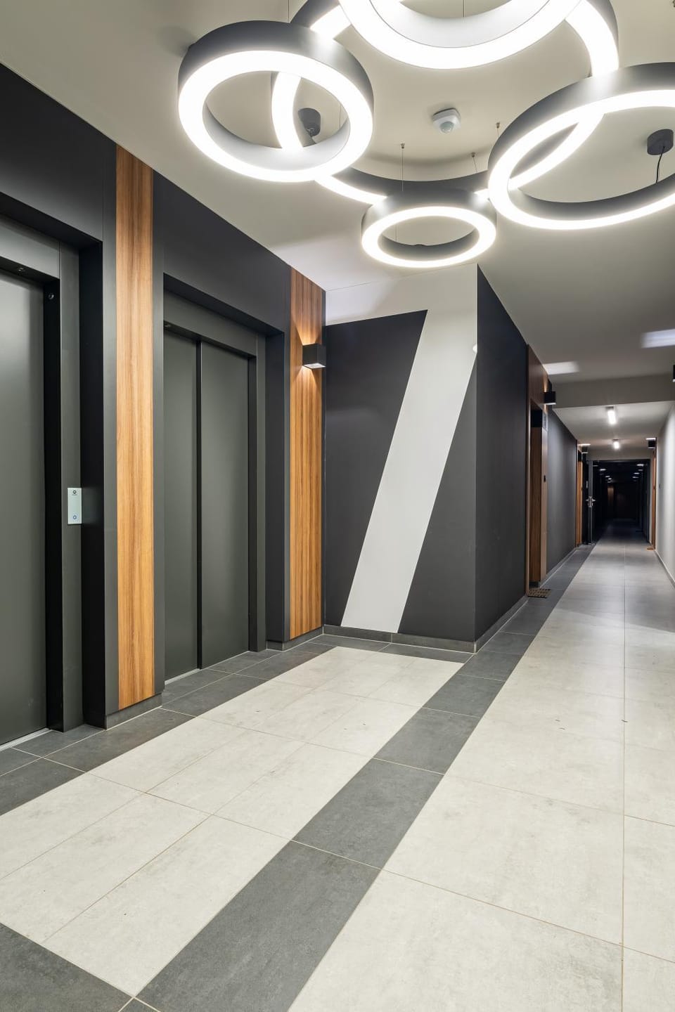 Property building, elevator